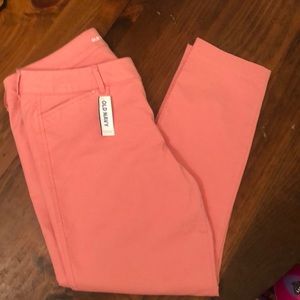 Old navy peach pixie pants size 10